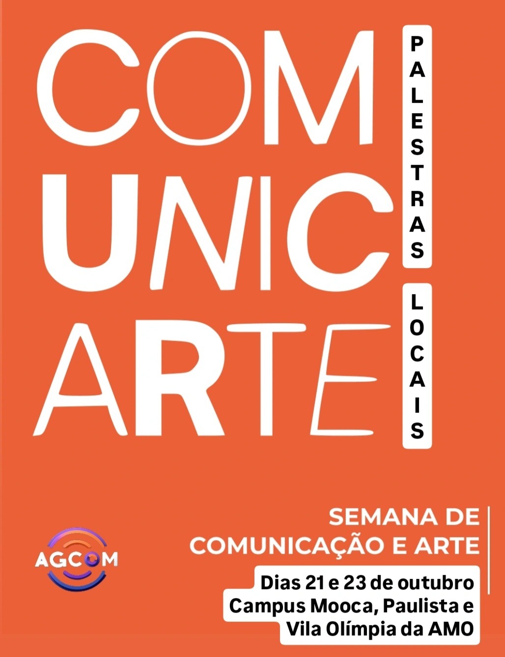 Comunicarte 2025 Semana dos cursos de Comunicação e Artes