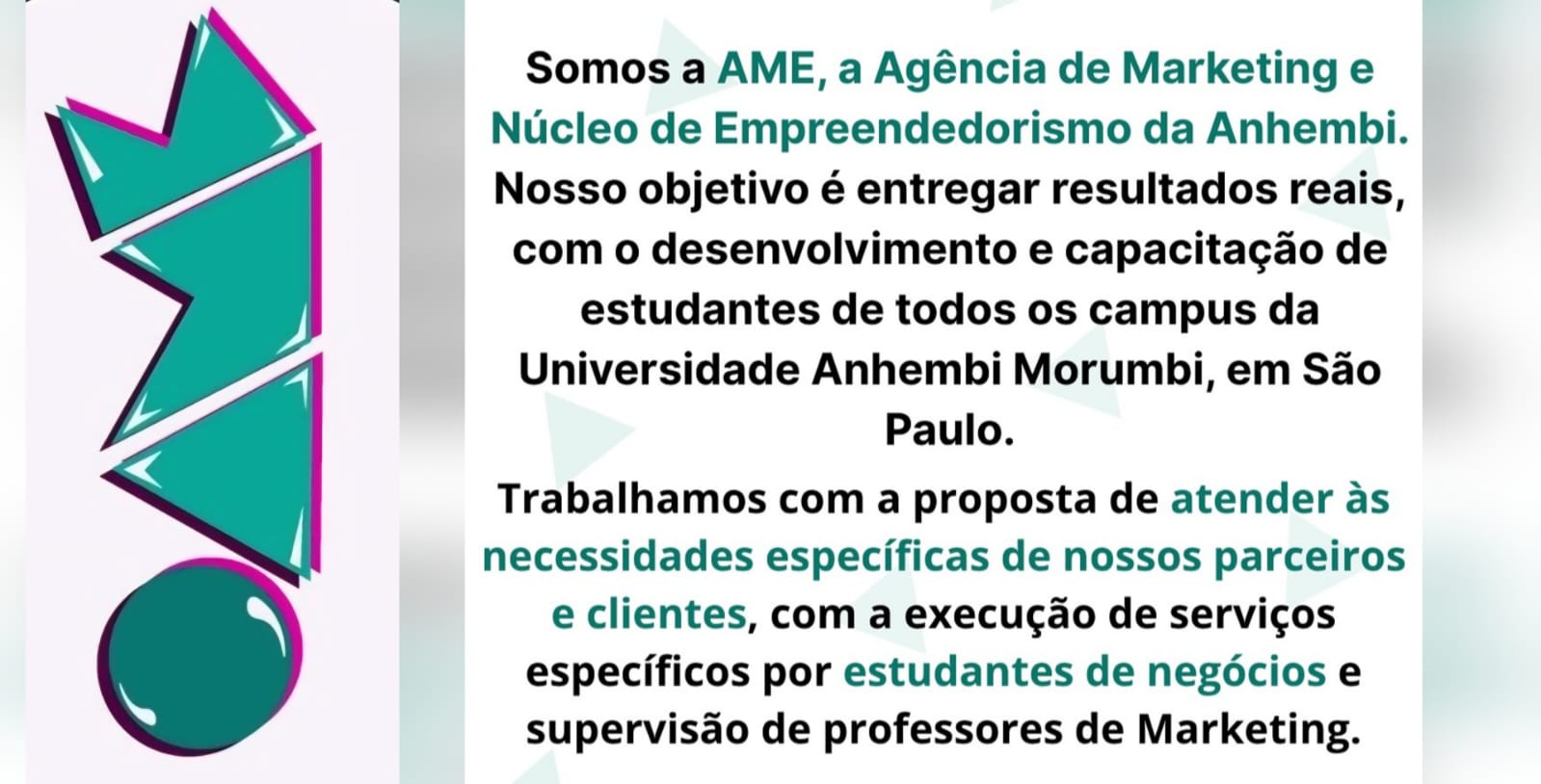Ame, hub de empreendedorismo da Anhembi