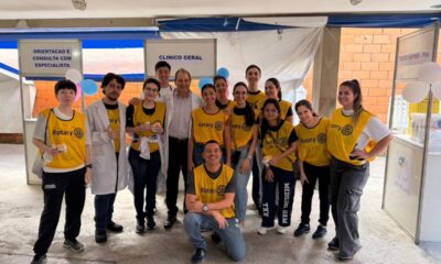 Feira de Saúde com estudantes de Medicina