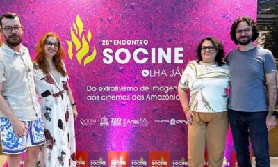 SP Cine diretoria com professores e aluno PPGCOM Anhembi