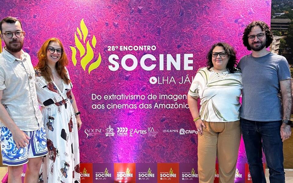SP Cine diretoria com professores e aluno PPGCOM Anhembi