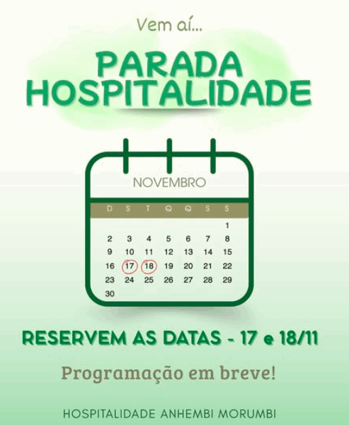 Parada Hospitalidade 2025: palestras