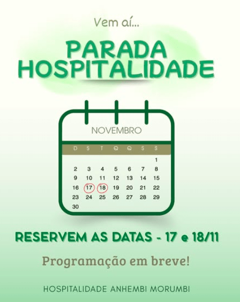 Parada Hospitalidade 2025: palestras