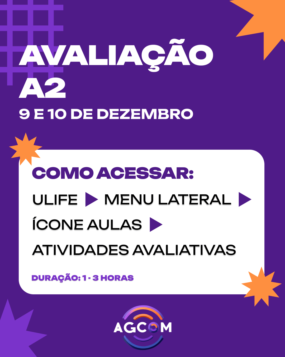 Prova A2 orientações