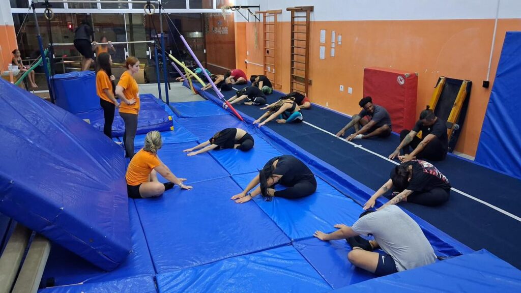 Aulas ginásticas rítmica e artística