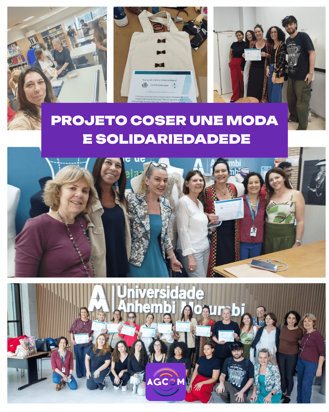 Projeto Coser ensina costura