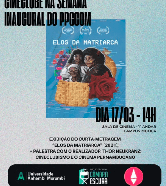 Cineclube 2026 com cineasta de Recife