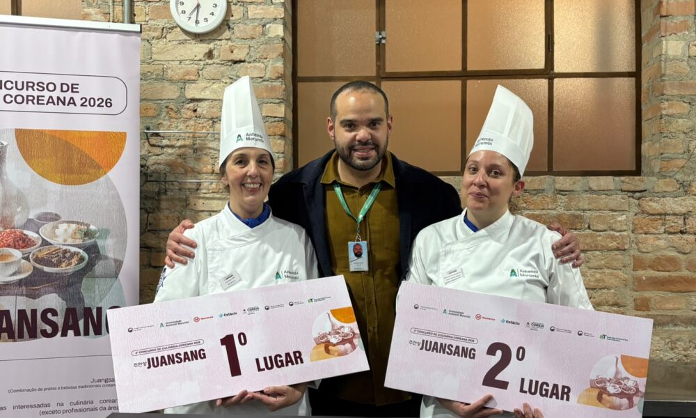 Alunas da Anhembi vencem concurso de culinária coreana
